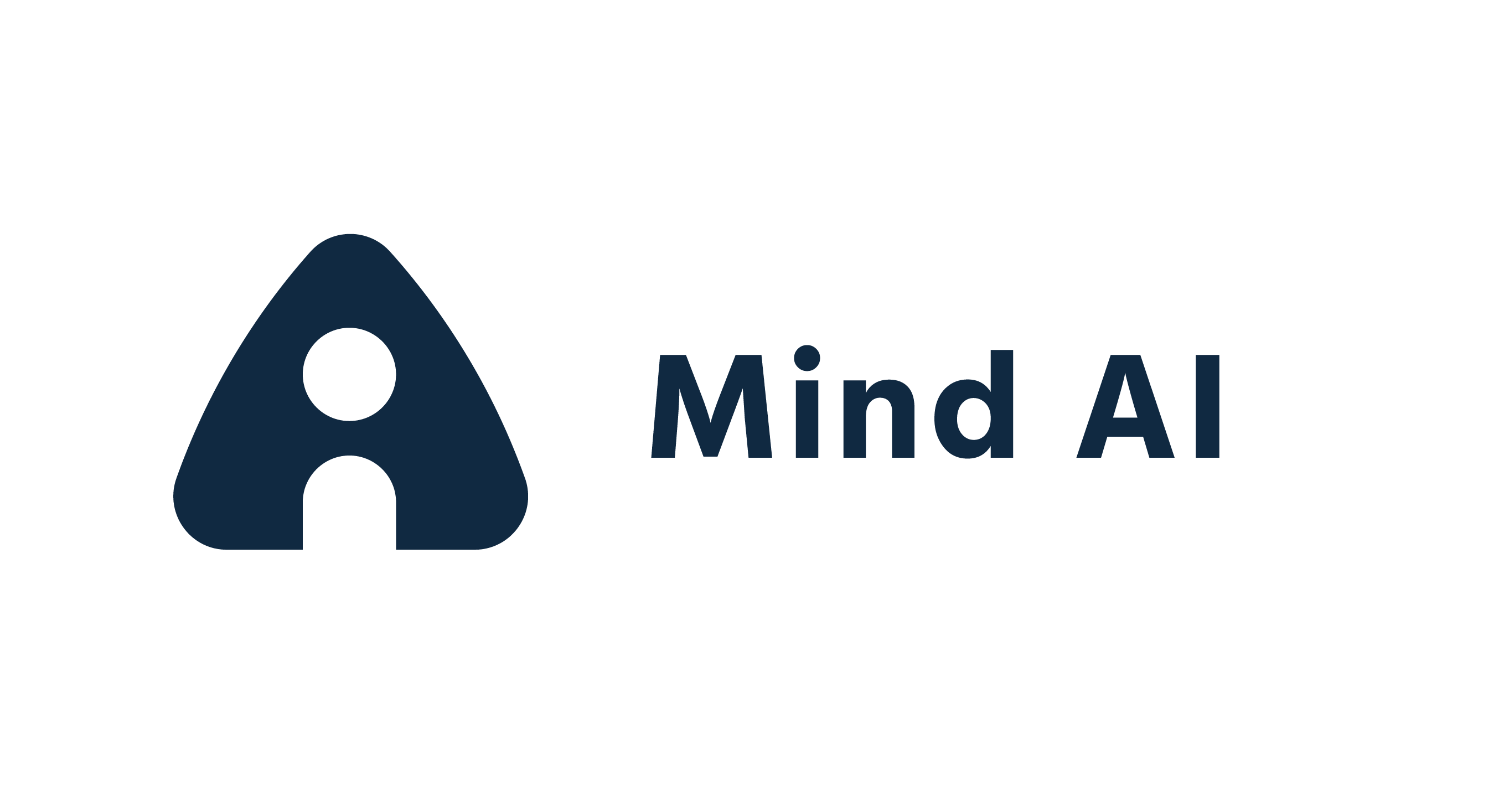 Mind AIs logo. Et mørkeblåt stort A med et lille hvidt i indlejret som hullerne i A'et., Link til startsiden